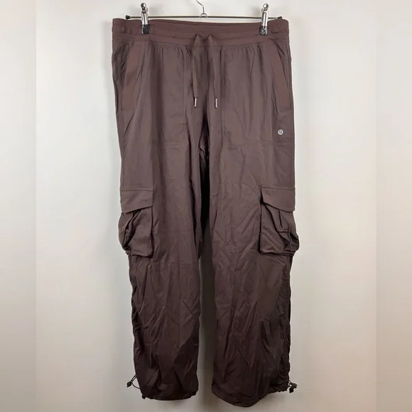 Lululemon Dance Studio Cargo Pants XL – Relaxed Fit Brown Lightweight 2024 - Picture 2 of 12